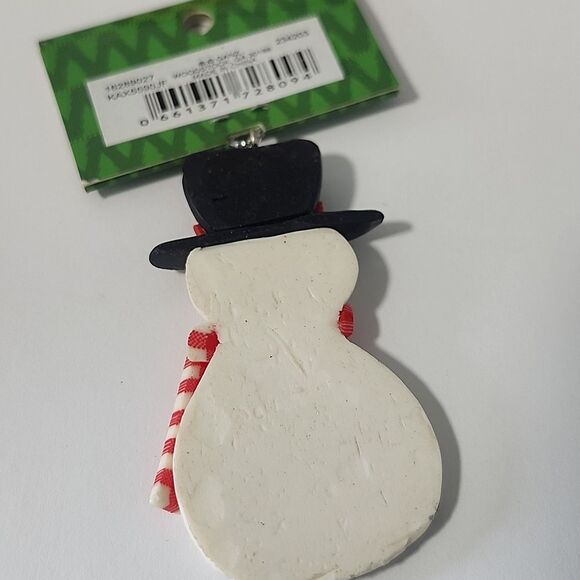 Ganz Personalized Snowman Ornament - White and Red Alexander - Picture 4 of 4